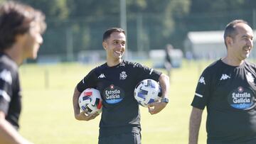 Entrenamiento Deportivo de La Coru&ntilde;a. Borja Jim&eacute;nez