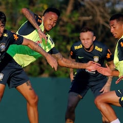Primera práctica de Brasil en Salvador, Militao está disponible