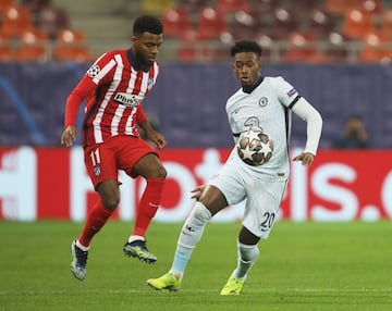 Thomas Lemar y Callum Hudson-Odoi.