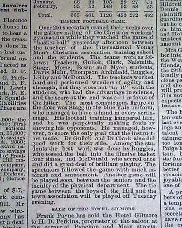 Happy Birthday Basketball as the sport turns 126 years old today