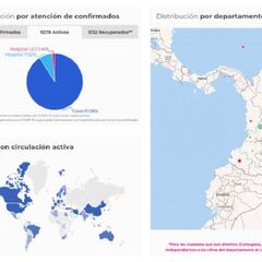 Mapa de casos y muertes por coronavirus por departamentos en Colombia: hoy, 14 de mayo