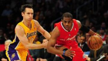 Chris Paul fue una pesadilla para Steve Nash y los Clippers pasaron el rodillo sobre los Lakers.