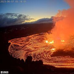 Alerta roja por la erupción del volcán Kilauea