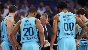 Jasikevicius, en la derrota del Fenerbahçe en Madrid.