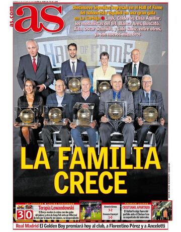 Las portadas de AS de octubre