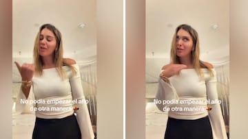El baile viral de Badosa por Nochevieja que ha reventado TikTok