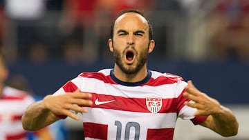 Landon Donovan con la Selección de Estados Unidos.