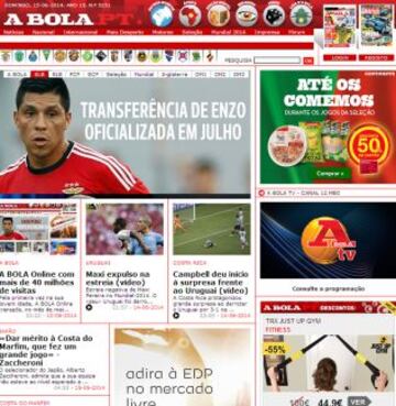 Portadas de la prensa extranjera