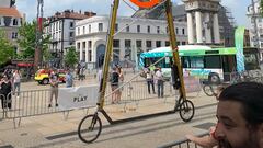 Starbike, la bici más alta del mundo, de 7,77 metros de altura.