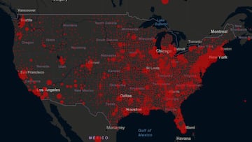 Estados Unidos sigue incrementando los casos en los &uacute;ltimos d&iacute;as, para este domingo se registraron m&aacute;s de 28 mil casos; ya son 1,133,069.