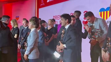 Lo lleva en la sangre: el ‘puñetazo’ de Topuria a Rodri en plena gala del Diario AS