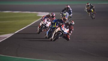 Lorenzo en su debut con la Ducati.