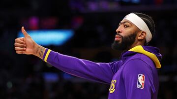 Anthony Davis, #3 of the Los Angeles Lakers