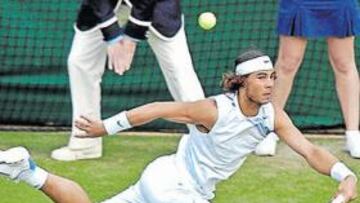 <b>TRIUNFANTE. </b>Nadal ha comenzado a recoger el cariño de los aficionados ingleses.