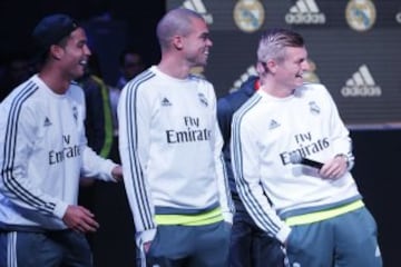 Cristiano Ronaldo, Pepe y Kroos.