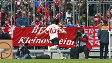 Bojan celebra su gol. 