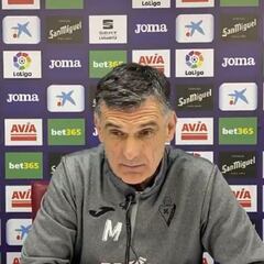 Mendilibar: "El Levante mira la portería rival con velocidad"
