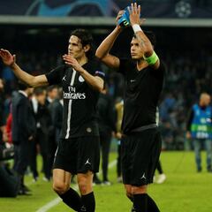 Thiago Silva y Cavani podrían dejar el PSG, según ESPN