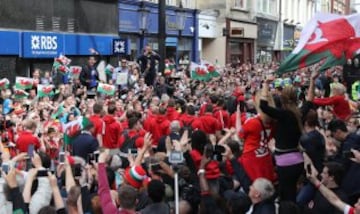 Las imágenes de Gareth Bale y la selección de Gales en Cardiff