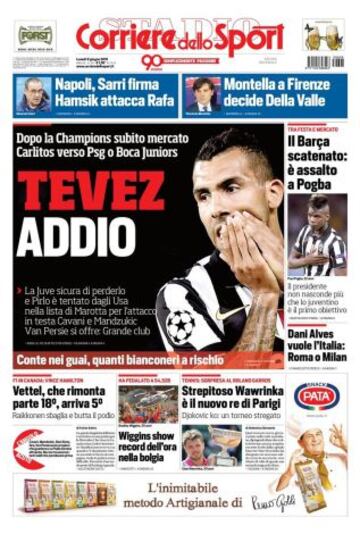 Portadas de la prensa deportiva