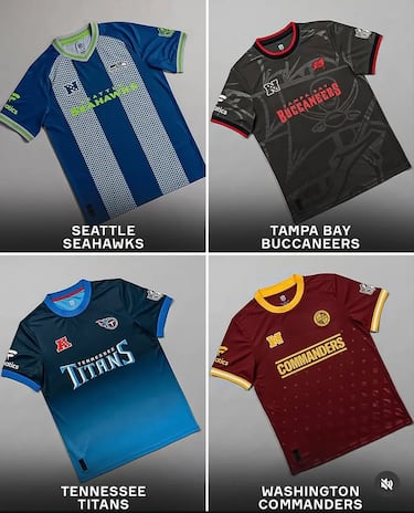 NFL jerseys get a soccer makeover: Check out these retro looks for the 32 teams