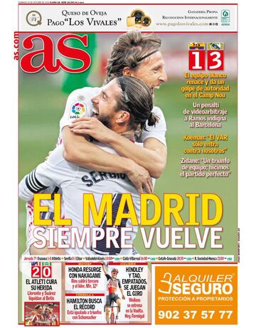 Las portadas de AS de octubre