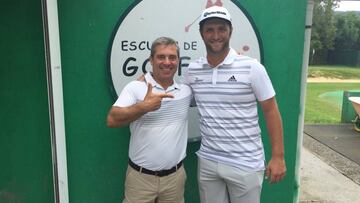 Celles, con Rahm en su escuela. 