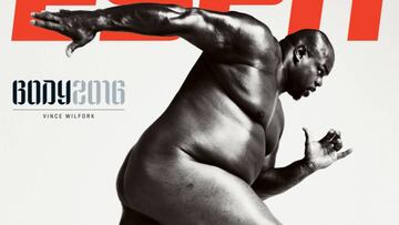 Vince Wilfork se desnuda para el `body issue´ de ESPN