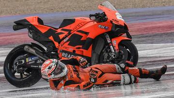 La lluvia complica a los pilotos en el GP de Misano