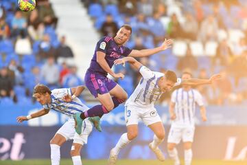 El veterano delantero del Cartagena fue el encargado de abrir el marcador para su equipo. No ha perdido el olfato goleador.