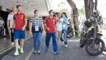 25/06/13 COPA CONFEDERACIONES BRASIL 2013
SELECCION ESPAÑOLA ESPAÑA
Ramos, en el hotel de España.