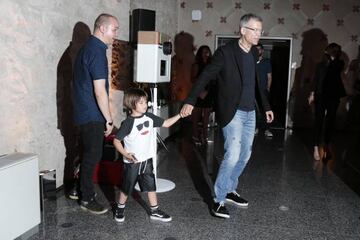 Milan Pique y Joan Pique en la presentación de 'El Dorado' en Barcelona