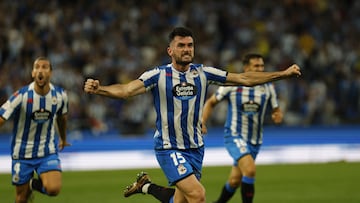 Pablo Vázquez es el único jugador del Depor que disputado todos los minutos en liga.
