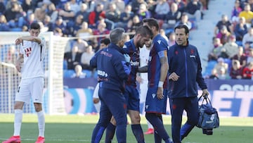 08/03/20 PARTIDO PRIMERA DIVISION
LEVANTE UD - GRANADA CF
LESION