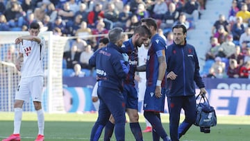 08/03/20 PARTIDO PRIMERA DIVISION 
 LEVANTE UD - GRANADA CF  
 LESION 