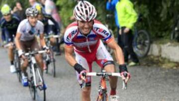 Purito, durante el Tour de Lombard&iacute;a, que gan&oacute;.