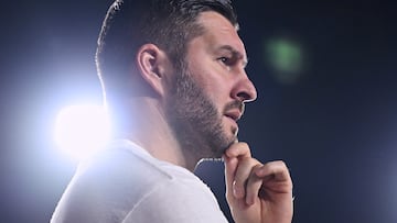Andre-^Pierre Gignac of Tigres during the Quarter-Final second leg match between Tigres UANL and Necaxa as part of the Liga BBVA MX, Torneo Clausura 2025 at Universitario Stadium on May 11, 2025 in Monterrey, Nuevo Leon, Mexico.