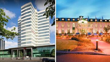 Los hoteles del Real Madrid y de la Juventus en Cardiff