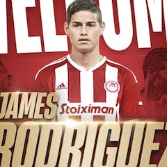 James Rodríguez, nuevo jugador de Olympiacos