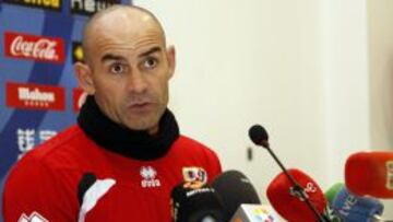 Paco Jémez, en rueda de prensa.