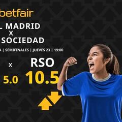 Real Madrid vs. Real Sociedad: horario, dónde ver, pronósticos y cuadro Supercopa femenina