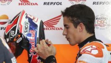 Marc marcó el mejor crono del primer día.