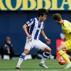 Kubo acabó frustrado el partido de La Cerámica