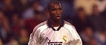 Eto'o con el Real Madrid.