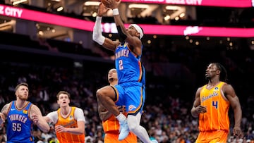 Shai Gilgeous-Alexander scored 33 points in Charlotte on Saturday, as the Oklahoma City Thunder defeated the Hornets.