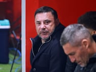 Soccer Football - Liga MX - Semi Final - Second Leg - Toluca v Monterrey - Estadio Nemesio Diez, Toluca, Mexico - December 6, 2025 Toluca coach Antonio Mohamed before the match REUTERS/Eloisa Sanchez