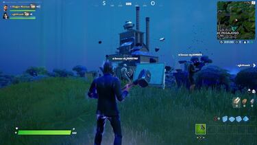Fortnite: Pantano Pegajoso está siendo abducido por la nave nodriza
