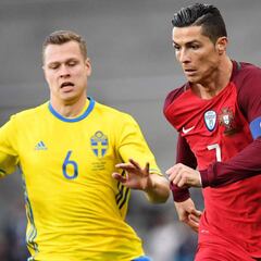 Suecia amargó la fiesta de Cristiano y Portugal en Funchal