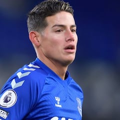 James, sin entrenar en Everton