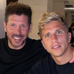 Simeone será abuelo por primera vez